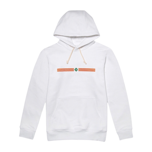 Casablanca Stripe Logo Embroidered Hoodie